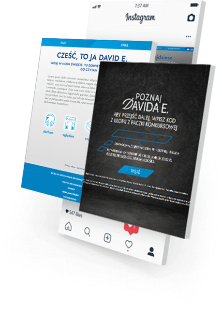 strona konkursu Online - Case Study