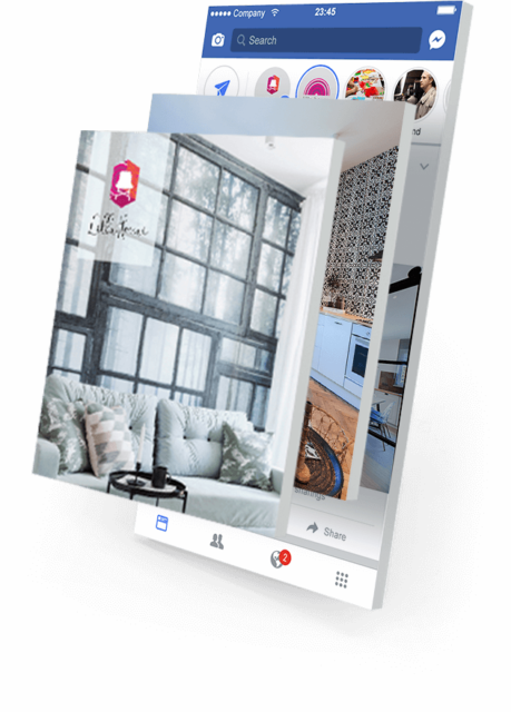 Lilla Home - realizacje na Facebooku